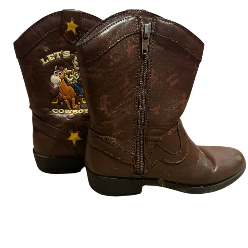 Disney Kids Cowboy Boots size US 11.  Toy Story Design - Brown light up - Picture 2 of 9